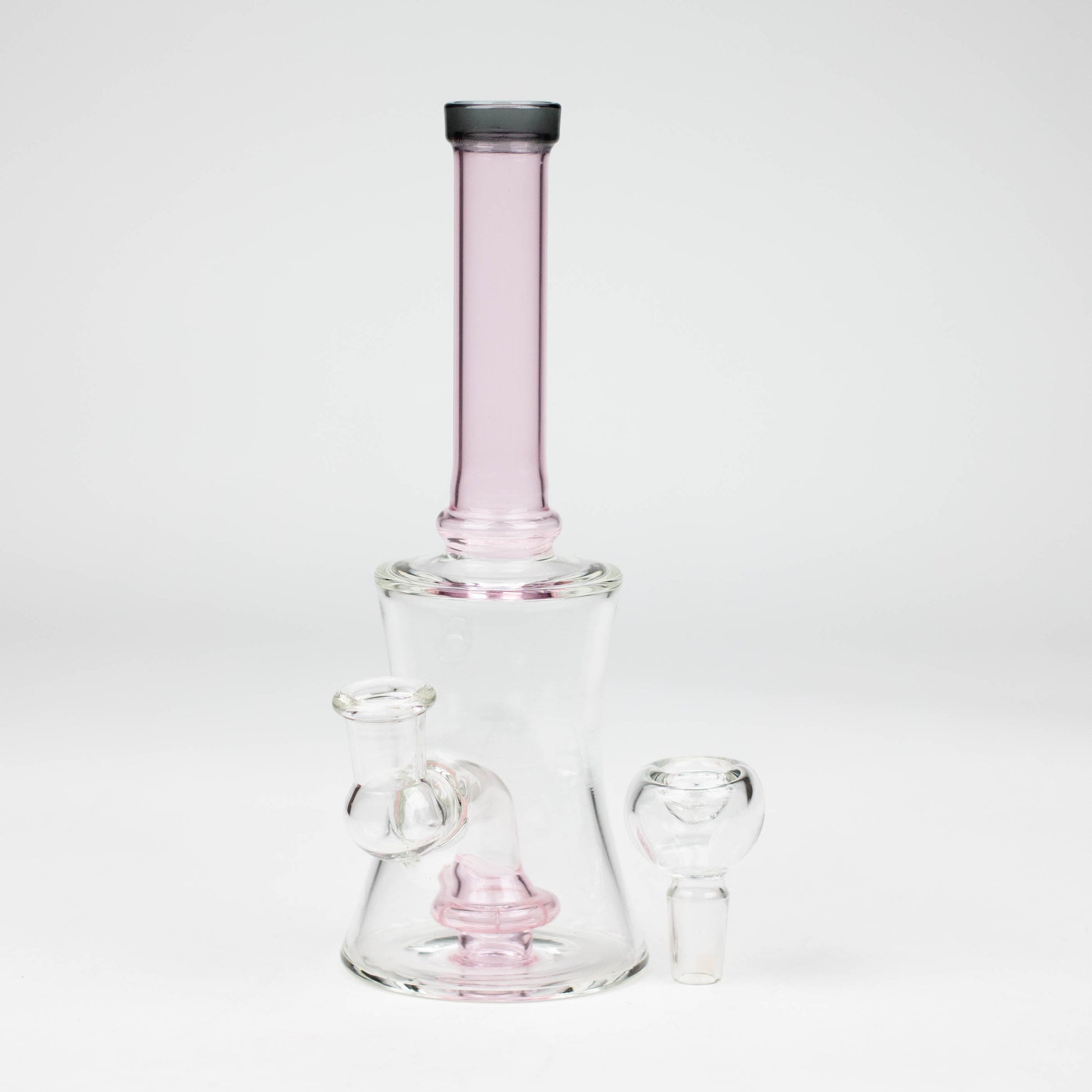 8" color tube glass bong with diffuser_9