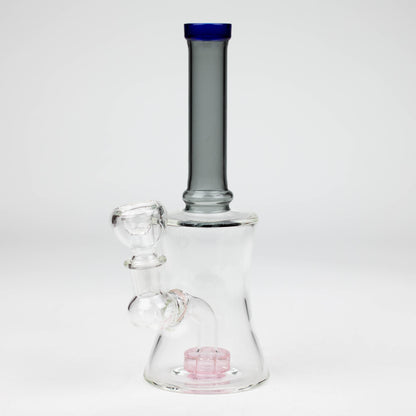 8" color tube glass bong with diffuser_2