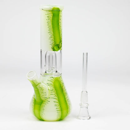 8" Single Dome Percolator glass water Bong-Assorted_7