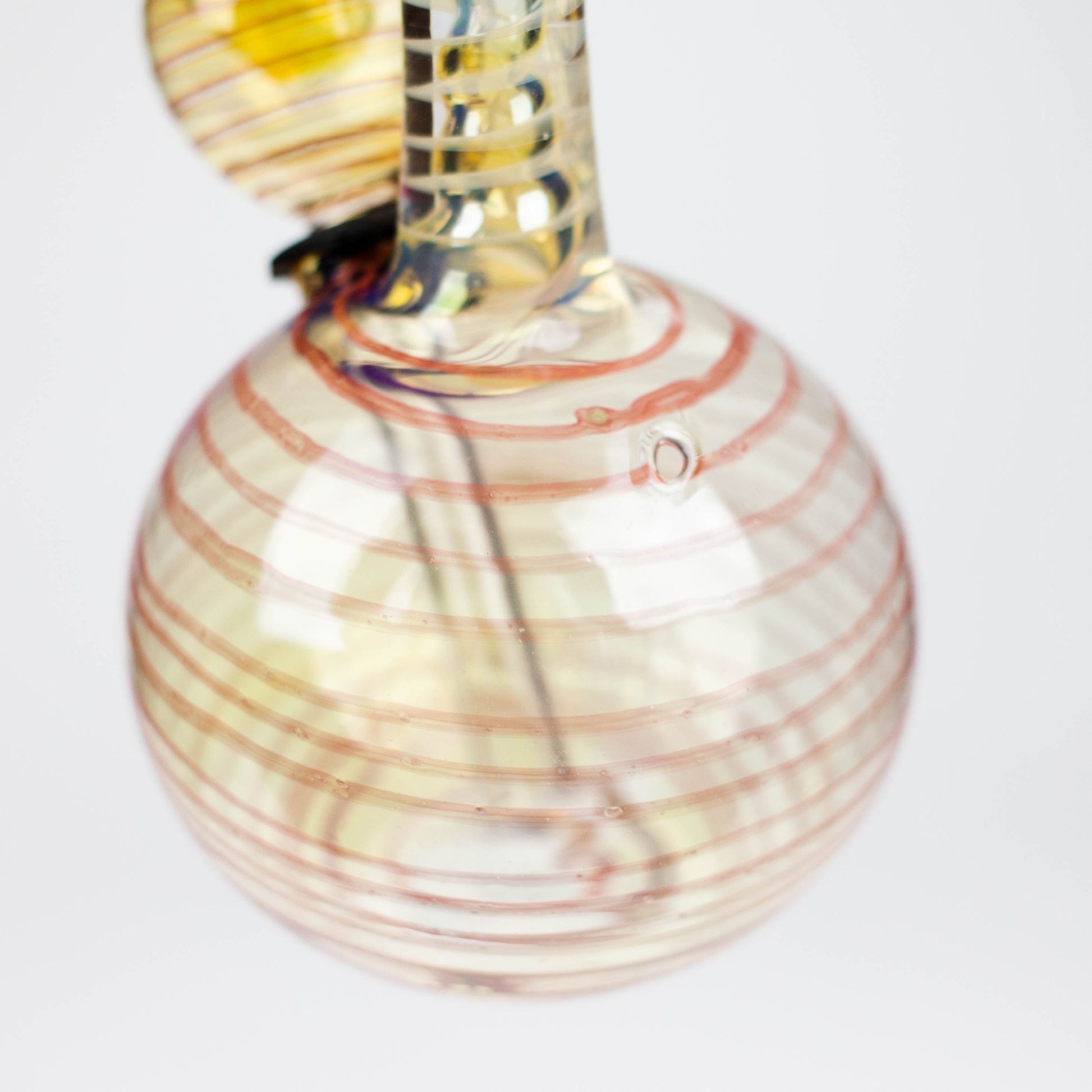 6" changing color glass bong_5