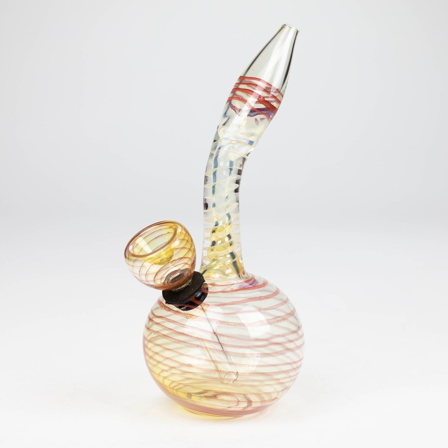 6" changing color glass bong_1