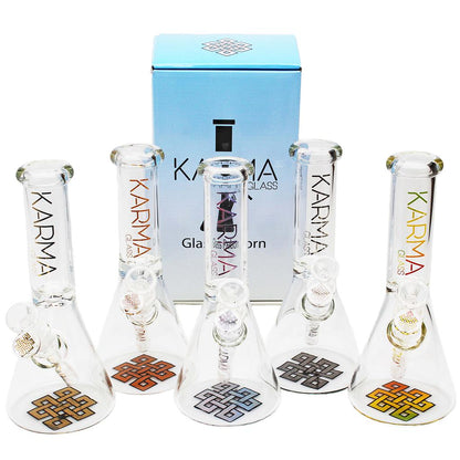 Karma | 9" Skinny Beaker Glass Bong