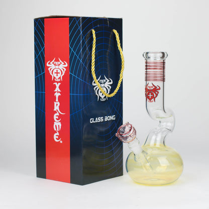 Xtreme | 11.5″ Glass Bong with Bowl – Pink