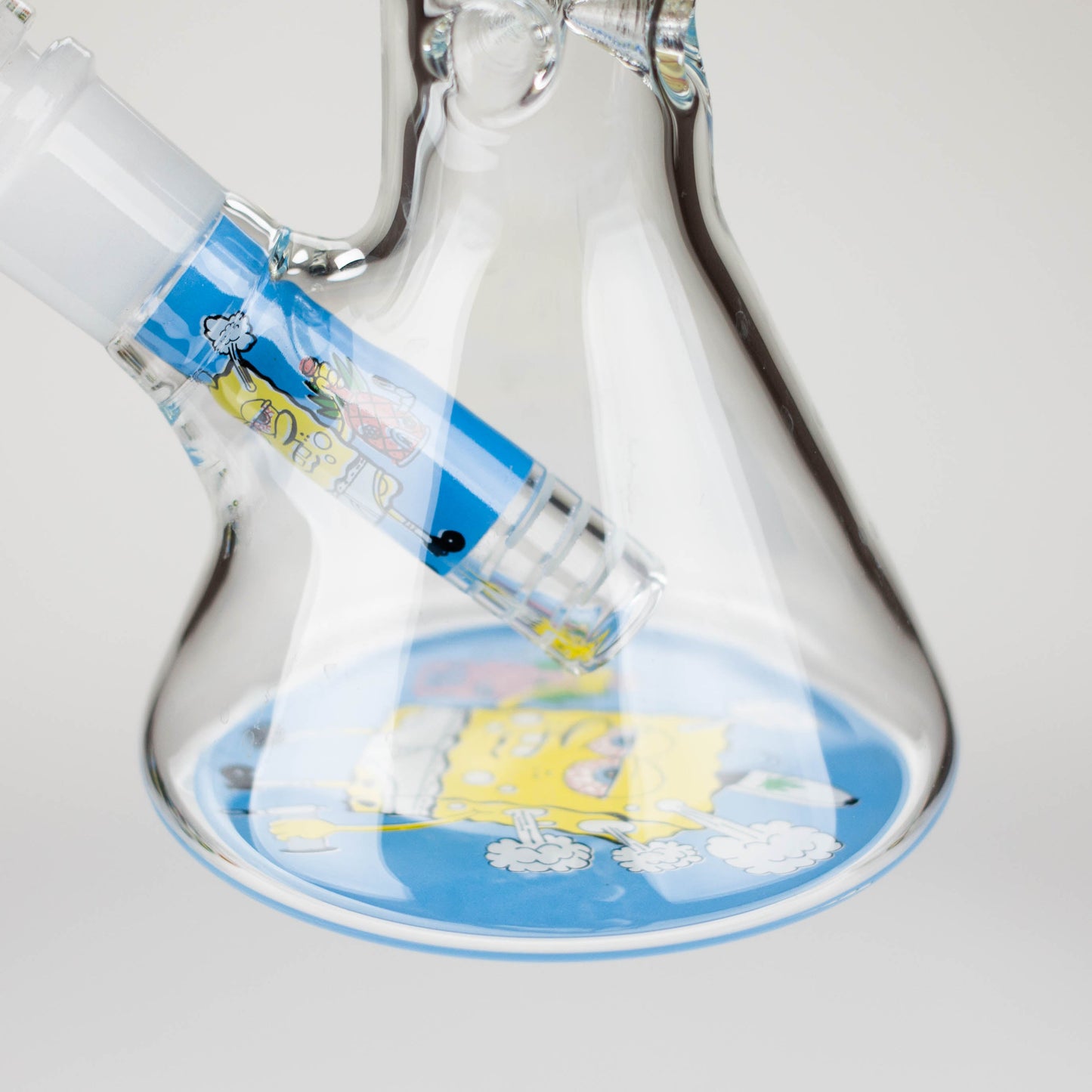 7.5" 4mm Cartoon Design Beaker Bong