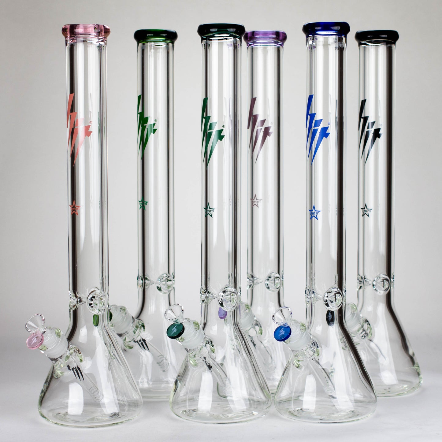 HIT | 20" - 9mm Thick Glass Water Pipe