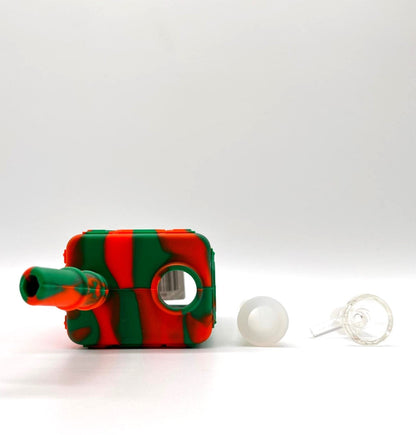7" Silicone Juice Box bong-Assorted Color