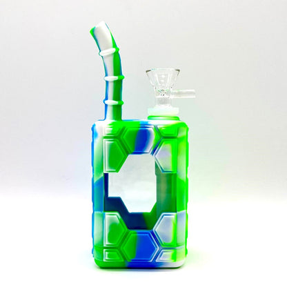 7" Silicone Juice Box bong-Assorted Color