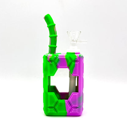7" Silicone Juice Box bong-Assorted Color
