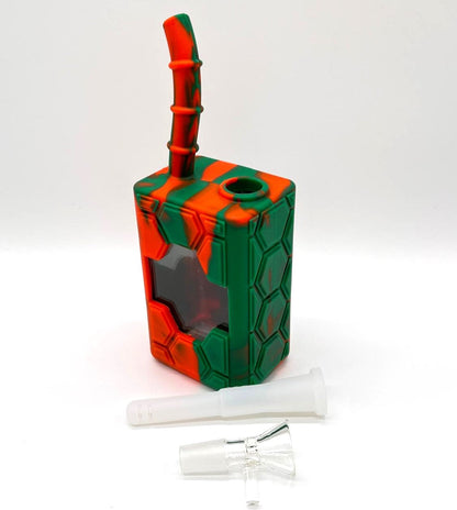 7" Silicone Juice Box bong-Assorted Color