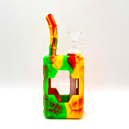 7" Silicone Juice Box bong-Assorted Color