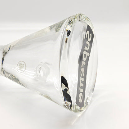 20" Stylish Designed 9mm Glow in the dark Glass Bong