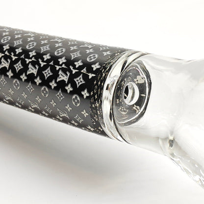 20" Stylish Designed 9mm Glow in the dark Glass Bong