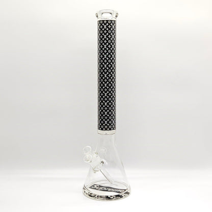 20" Stylish Designed 9mm Glow in the dark Glass Bong