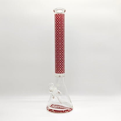 20" Stylish Designed 9mm Glow in the dark Glass Bong