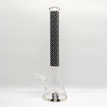20" Stylish Designed 9mm Glow in the dark Glass Bong