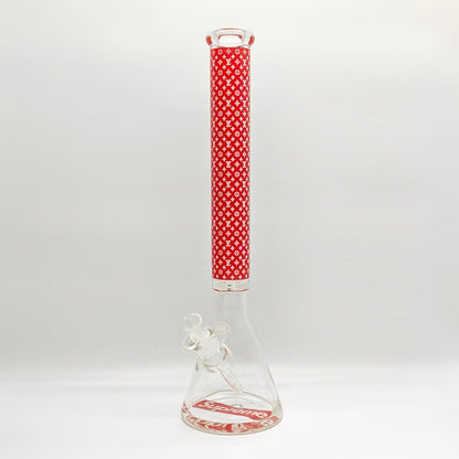 20" Stylish Designed 9mm Glow in the dark Glass Bong