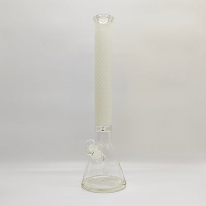 20" Stylish Designed 9mm Glow in the dark Glass Bong