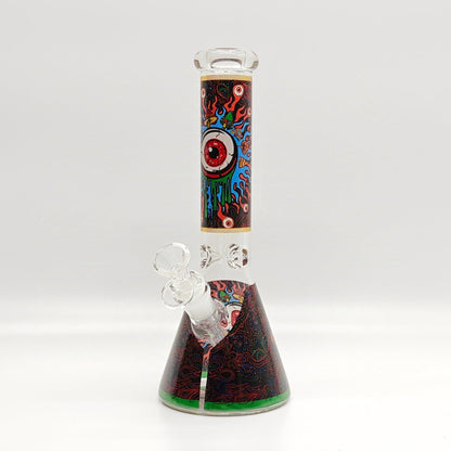 10" 5mm Assorted Design Beaker Bong