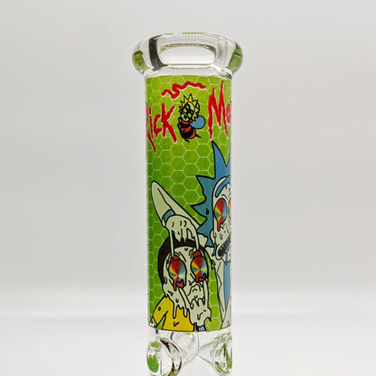 10" 5mm Assorted Design Beaker Bong