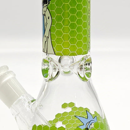 10" 5mm Assorted Design Beaker Bong