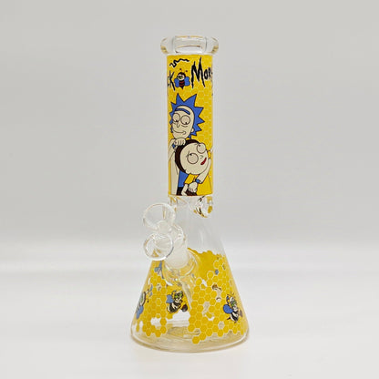 10" 5mm Assorted Design Beaker Bong