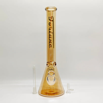 Fortune | 18" Electroplate Glass Beaker Bong