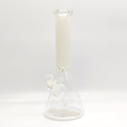 14" Stylish Designed 7mm Glow in the dark Glass Bong