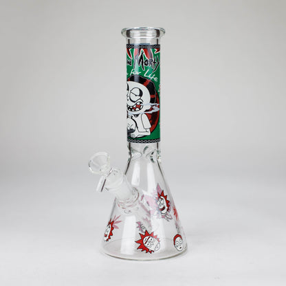 10" Comic Blast Glow in the dark Glass Bong
