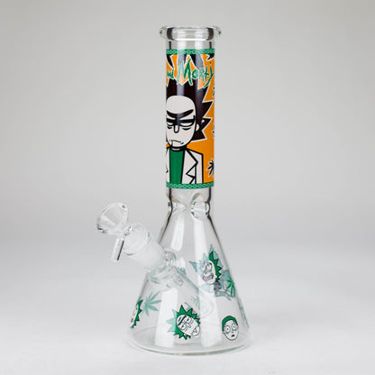 10" Comic Blast Glow in the dark Glass Bong