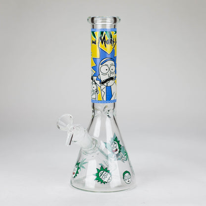 10" Comic Blast Glow in the dark Glass Bong