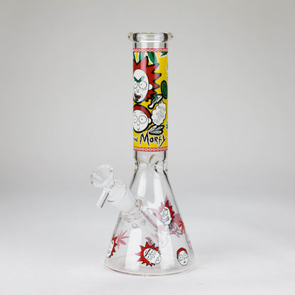 10" Comic Blast Glow in the dark Glass Bong