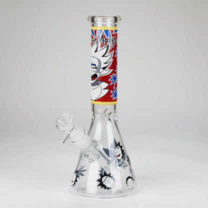 10" Comic Blast Glow in the dark Glass Bong