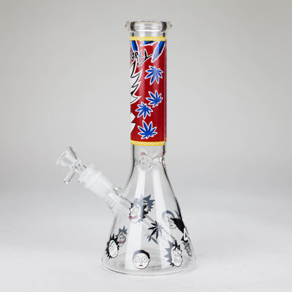 10" Comic Blast Glow in the dark Glass Bong