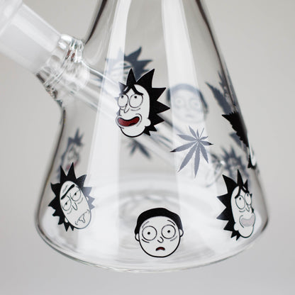10" Comic Blast Glow in the dark Glass Bong