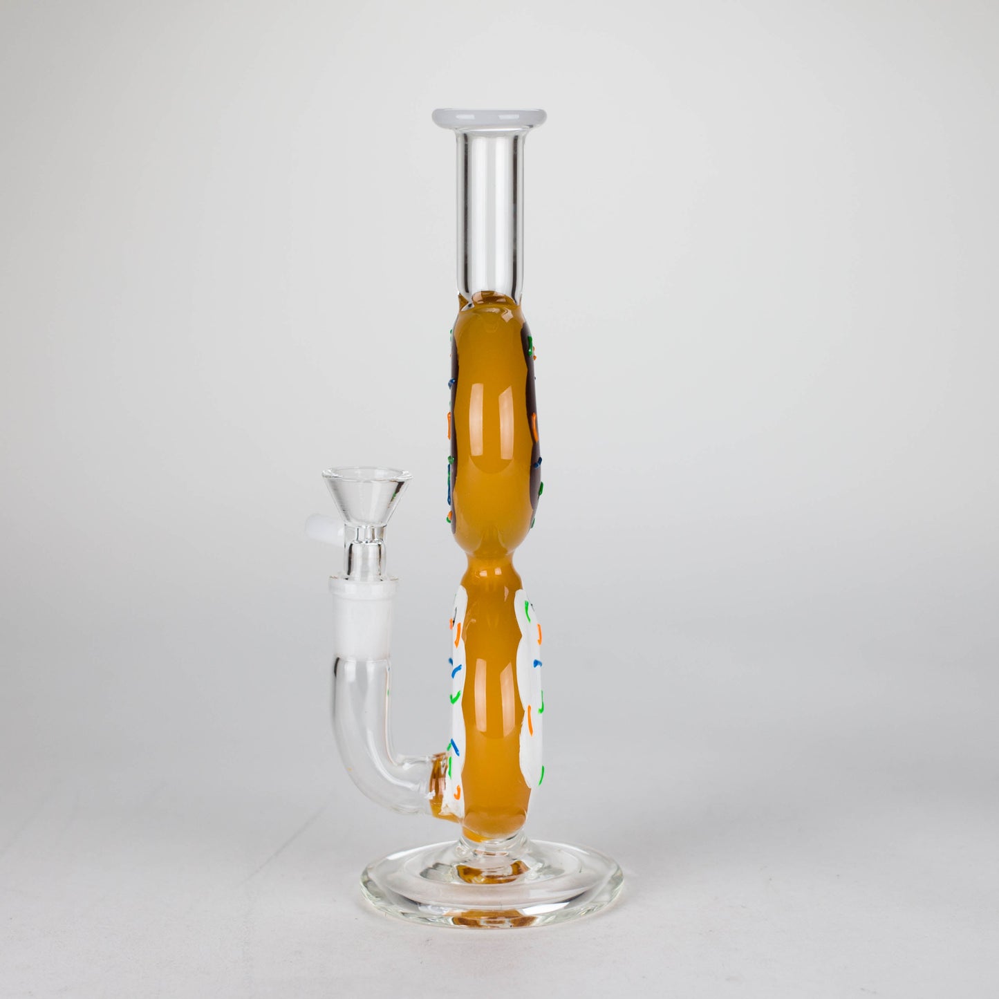 8.75" Double Donut Glass Bong
