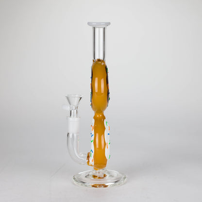 8.75" Double Donut Glass Bong