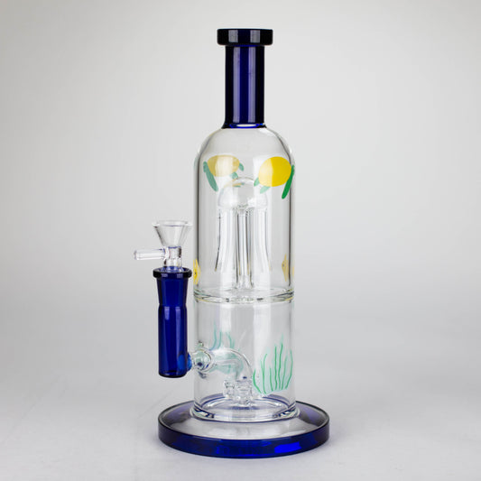 10.5" Tropical Ocean Glass Bong