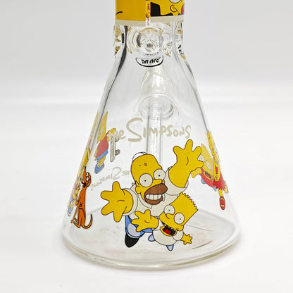 14" 9mm Cartoon Beaker Glass Bong