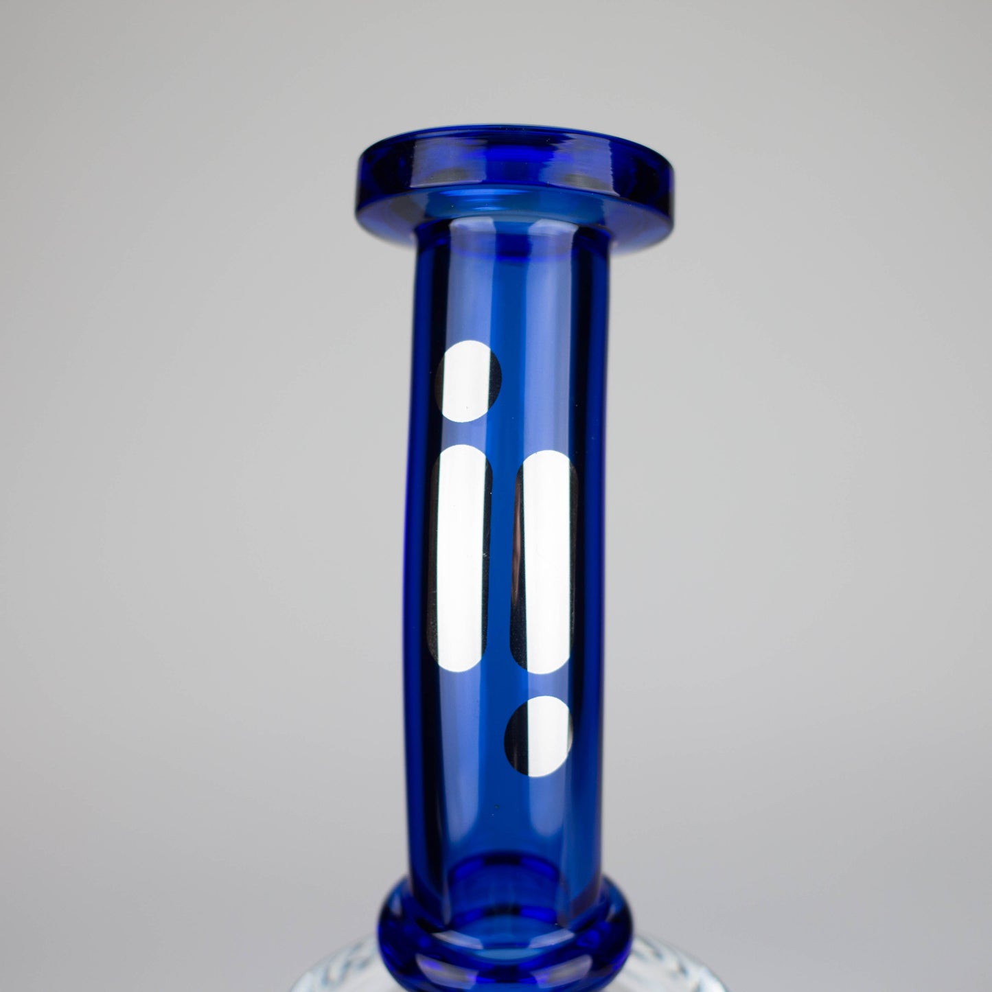 Infyniti | 9.5" glass bong with tree-arm diffuser