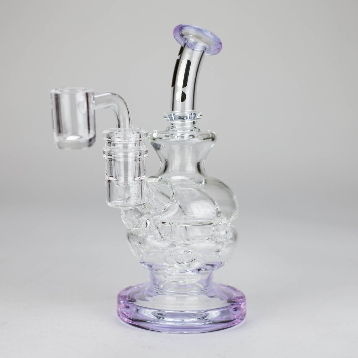 Infyniti | 6" Double glass recycle rig with shower head diffuser [GP1935]_12