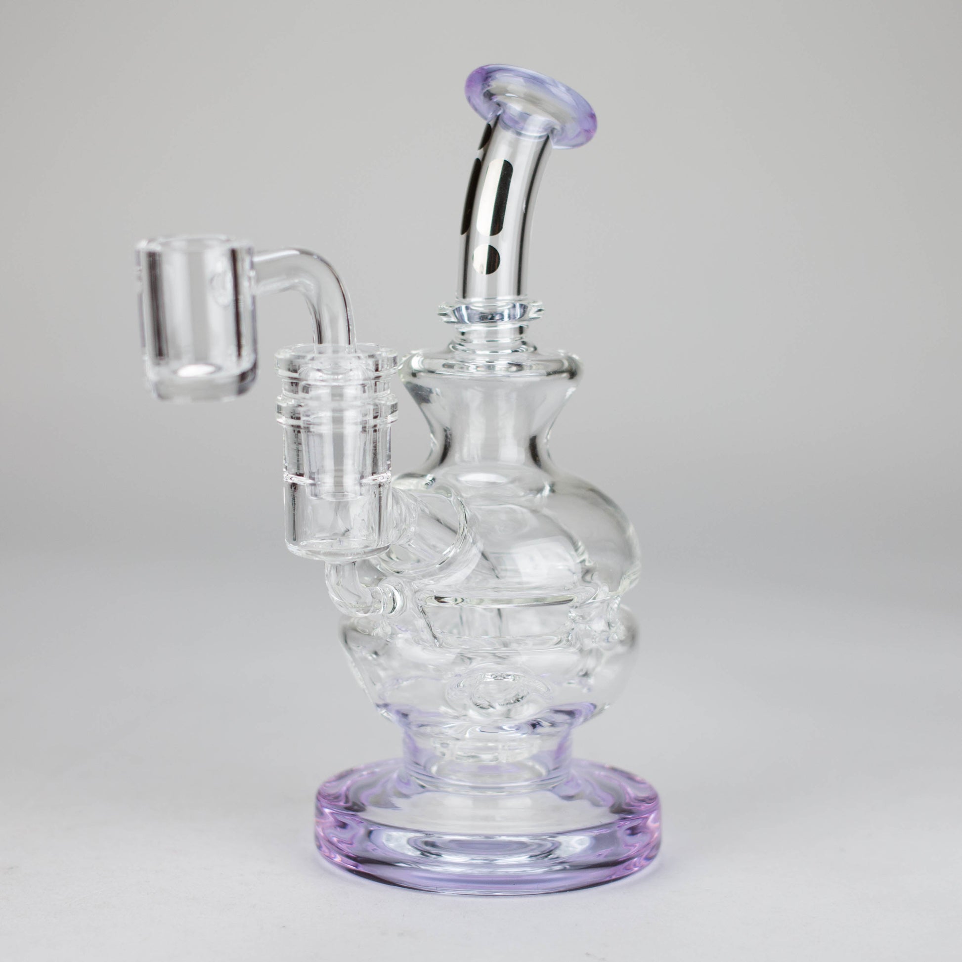 Infyniti | 6" Double glass recycle rig with shower head diffuser [GP1935]_12