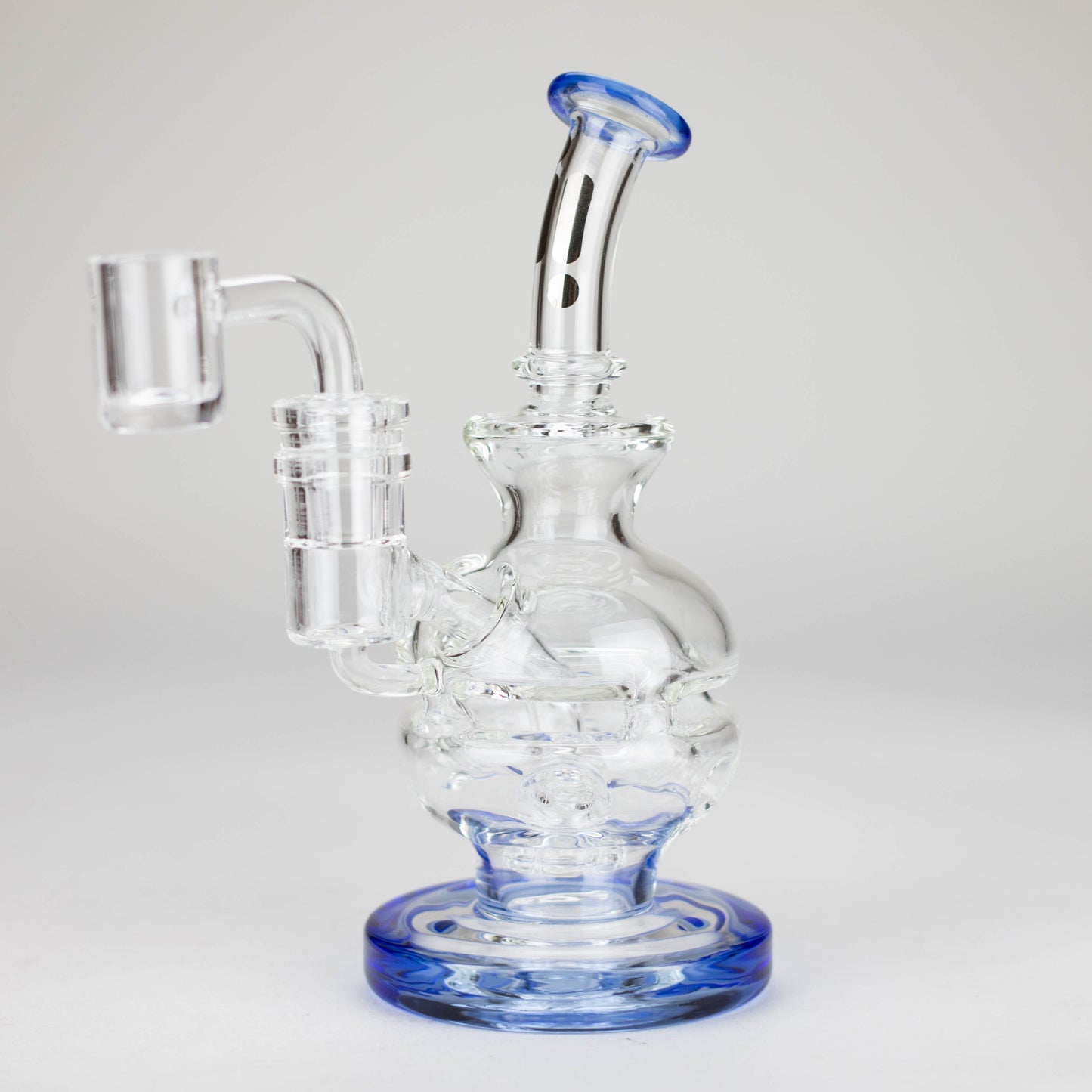 Infyniti | 6" Double glass recycle rig with shower head diffuser [GP1935]_8