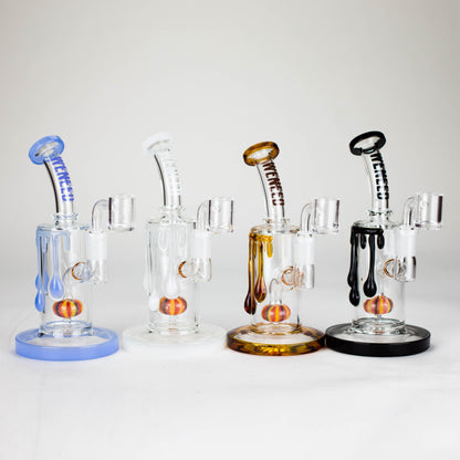 WENEED | 7" Pumpkin Flow Glass Bong_0