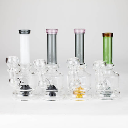 6" colour tube assorted glass bong_0