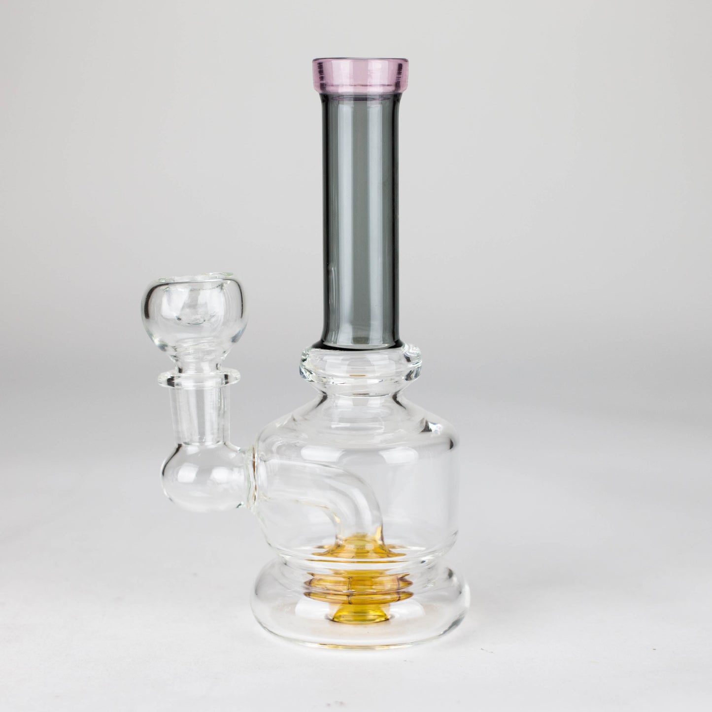 6" colour tube assorted glass bong_2