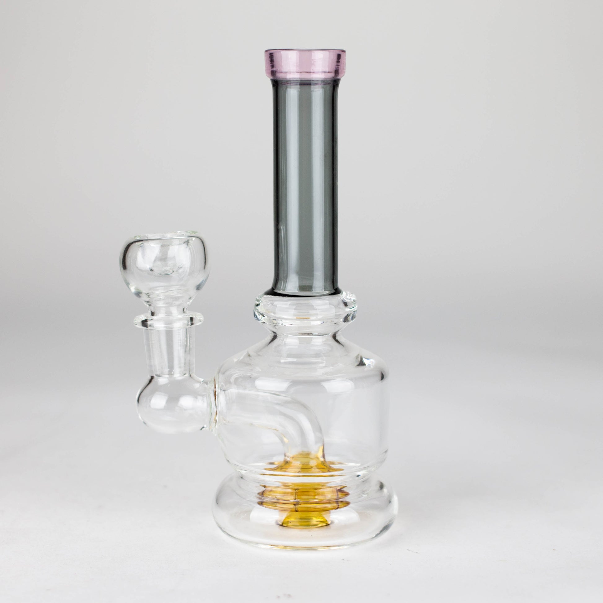 6" colour tube assorted glass bong_2