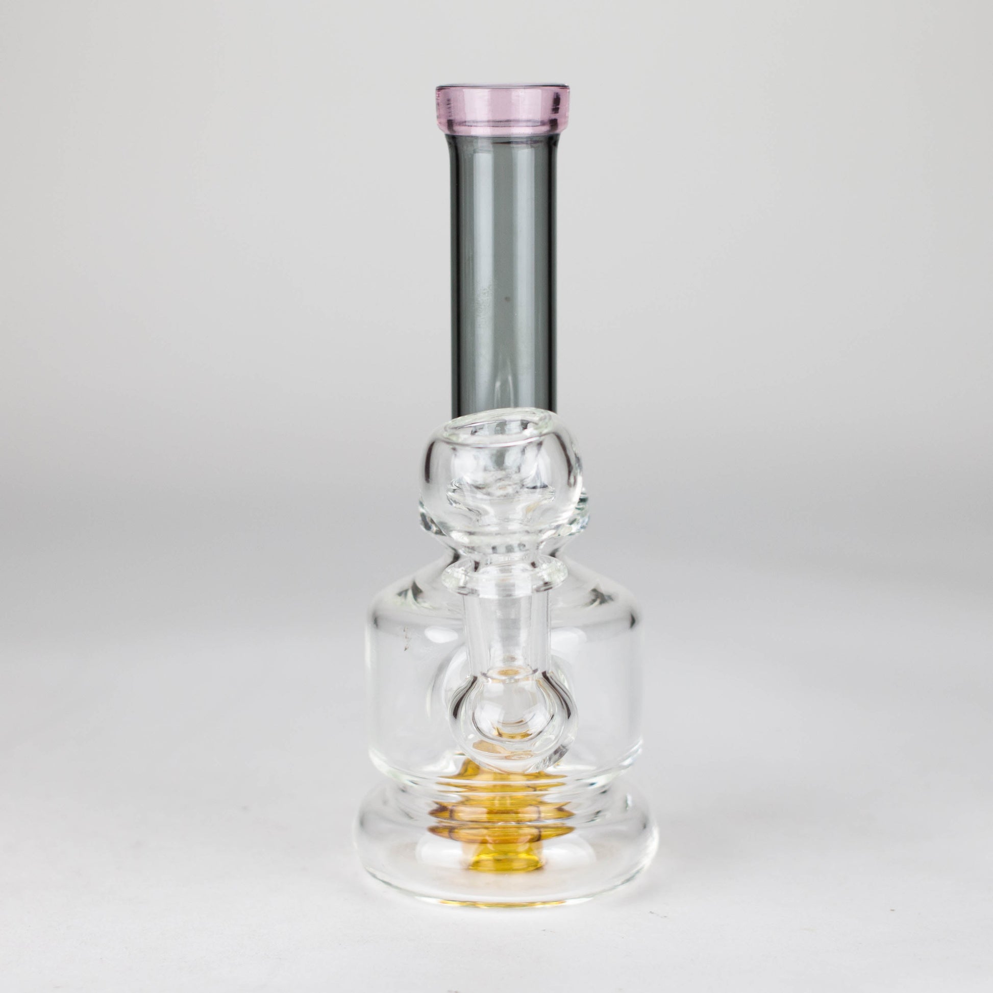 6" colour tube assorted glass bong_3