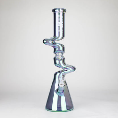 WENEED | 17.5" Iridescent Ripple Glass Bong_8