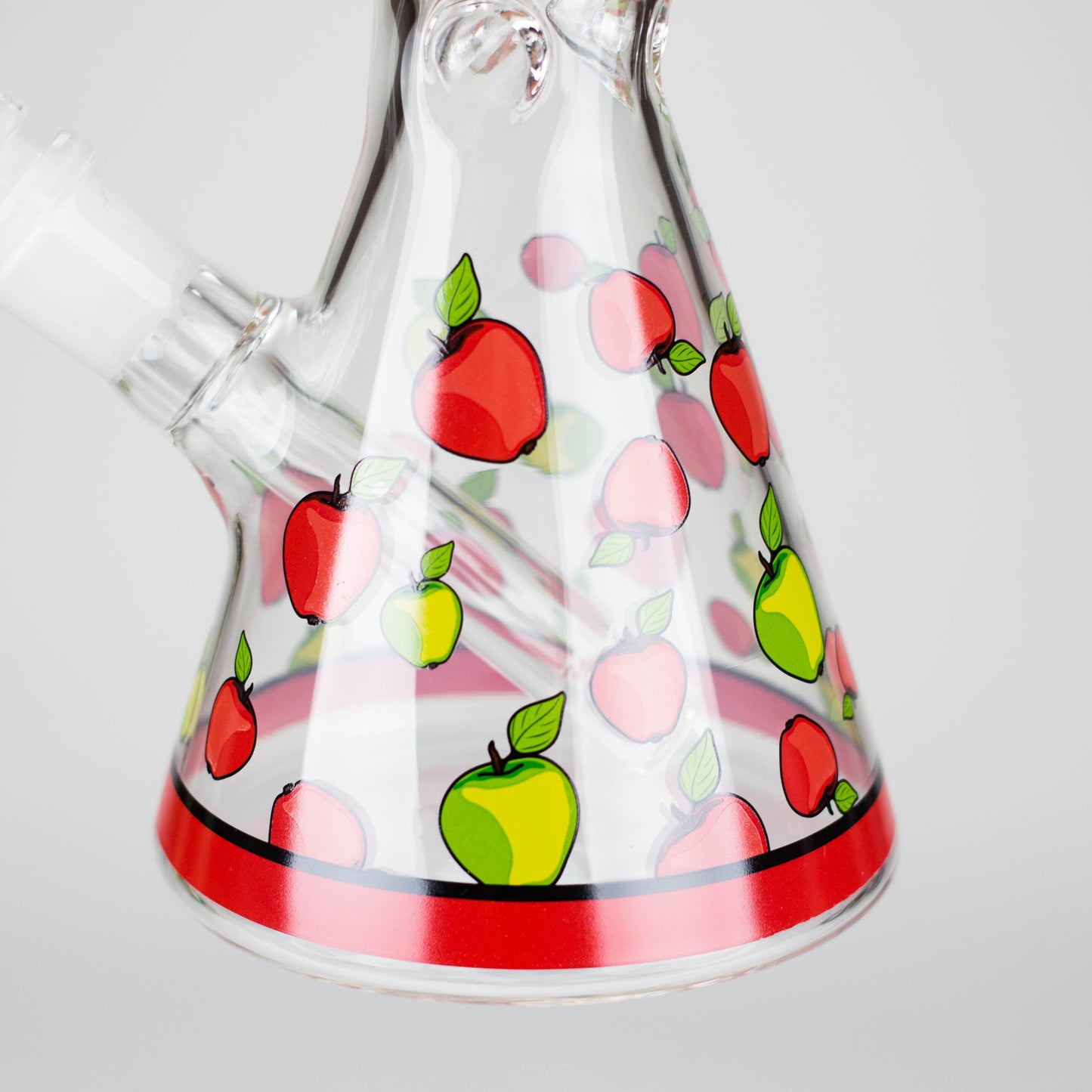 10" Glass Bong With Fruit Design_5