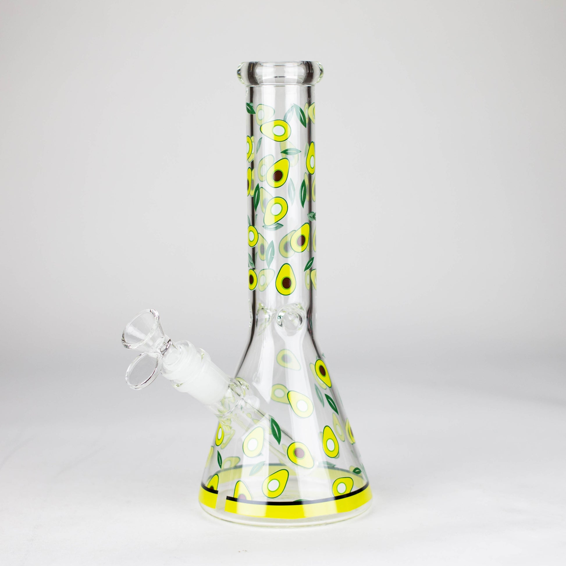 10" Glass Bong With Fruit Design_10